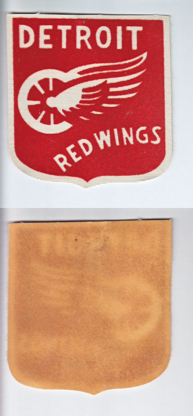 1934-43 BEEHIVE PHOTO GR.1 DETROIT RED WINGS PATCH photo 1934-43 BEEHIVE PHOTO GR.1 DETROIT RED WINGS PATCH photo