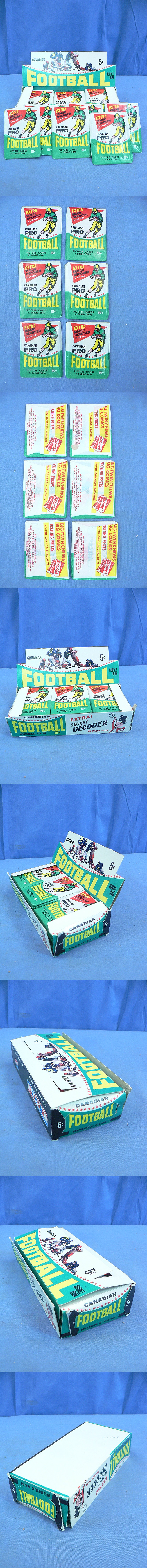 1964 TOPPS CFL FOOTBALL WAX PACK BOX photo 1964 TOPPS CFL FOOTBALL WAX PACK BOX photo