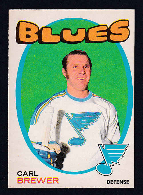 1971-72 O-PEE-CHEE HOCKEY CARD #222 C. BREWER photo