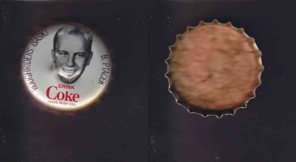 1965 CFL COCA COLA FOOTBALL CAP B. PTACEK photo 1965 CFL COCA COLA FOOTBALL CAP B. PTACEK photo