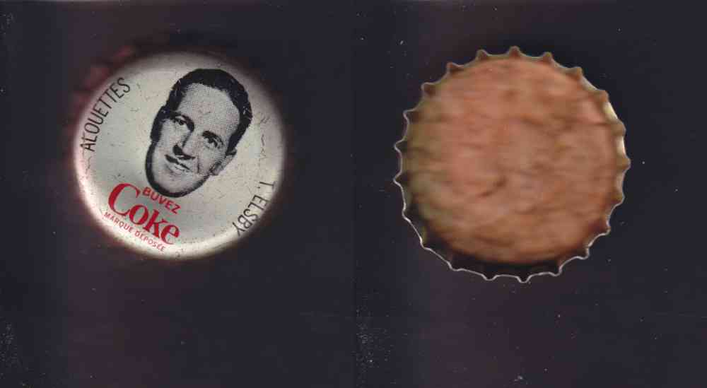1965 CFL COCA COLA FOOTBALL CAP T. ELSBY photo 1965 CFL COCA COLA FOOTBALL CAP T. ELSBY photo