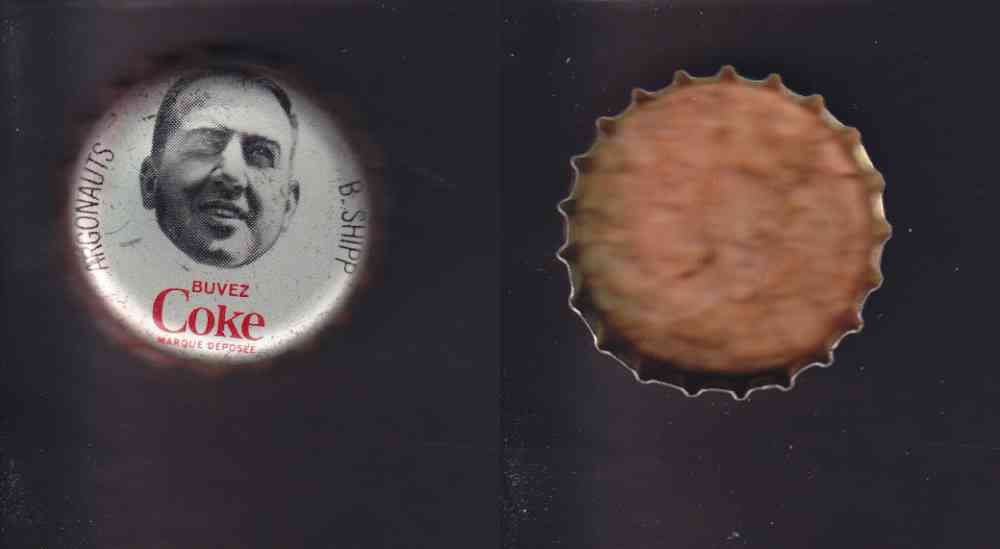 1965 CFL COCA COLA FOOTBALL CAP B. SHIPP photo 1965 CFL COCA COLA FOOTBALL CAP B. SHIPP photo