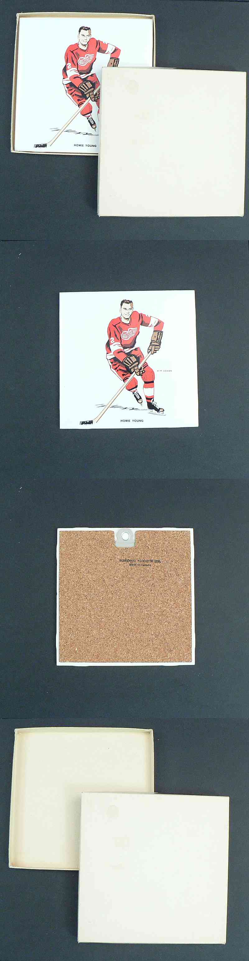 1962-63 H.M COWAN CERAMIC TILE H.YOUNG & ORIGINAL BOX photo 1962-63 H.M COWAN CERAMIC TILE H.YOUNG & ORIGINAL BOX photo
