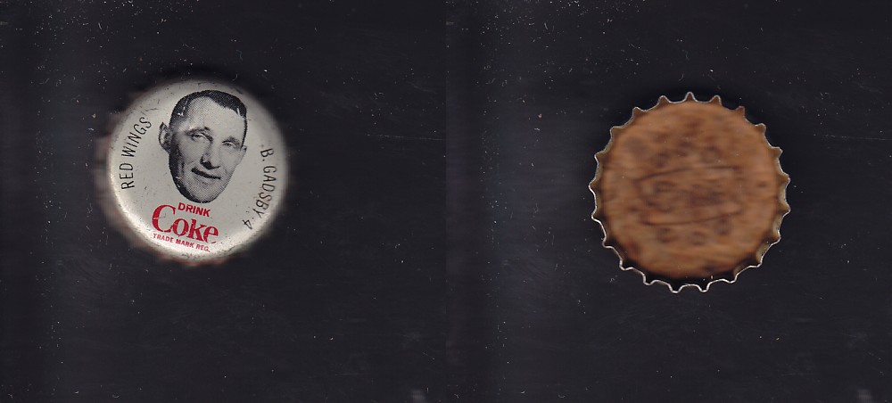 1964-65 COCA-COLA NHL CAPS B. GADSBY photo