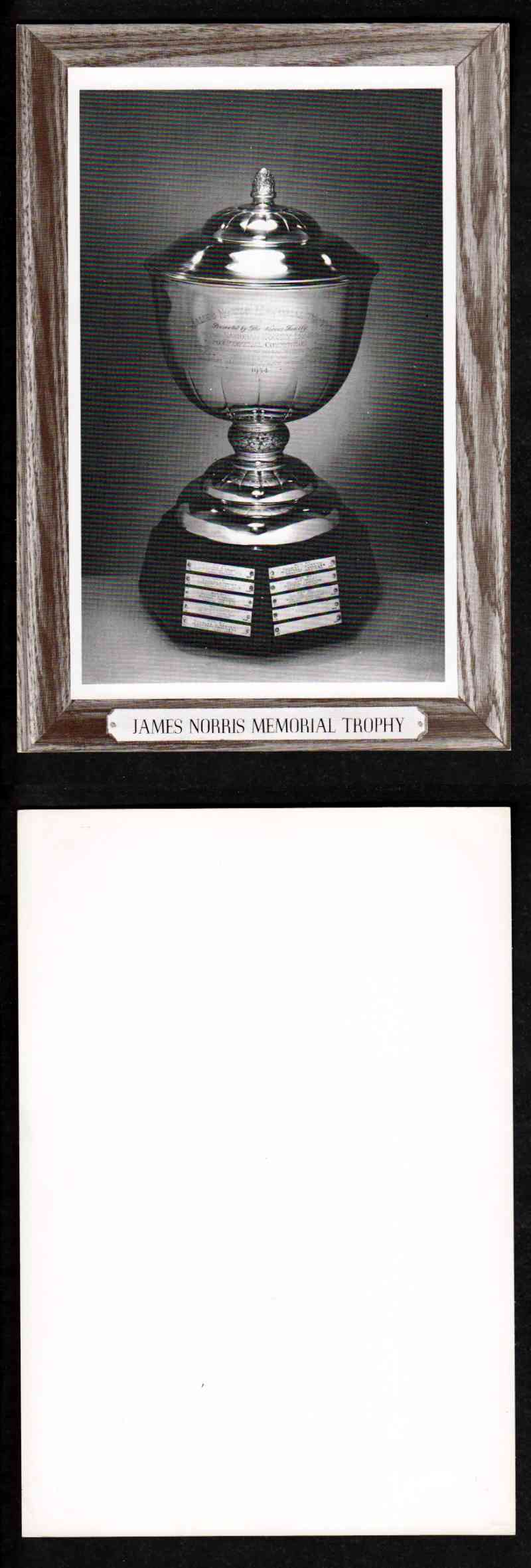 1964-67 BEEHIVE PHOTO GR.3 JAMES NORRIS MEMORIAL TROPHY *SP* photo 1964-67 BEEHIVE PHOTO GR.3 JAMES NORRIS MEMORIAL TROPHY *SP* photo