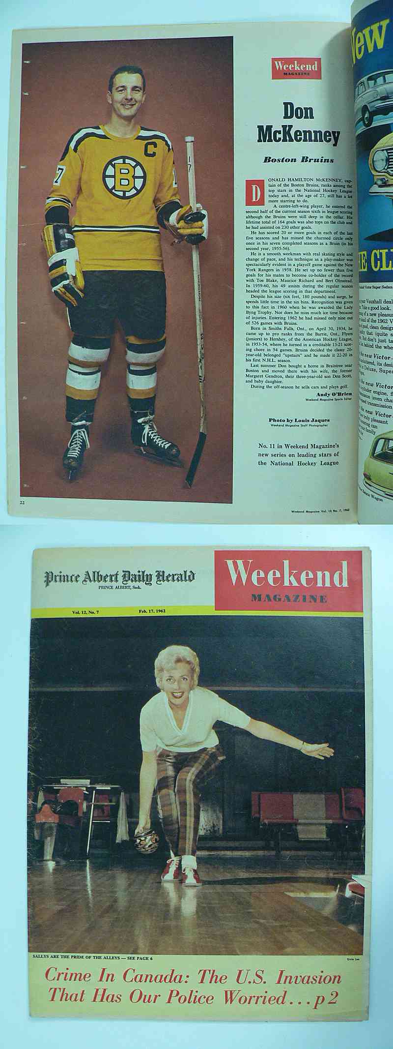 1962 WEEKEND FULL MAGAZINE D.MCKENNEY PHOTO photo 1962 WEEKEND FULL MAGAZINE D.MCKENNEY PHOTO photo