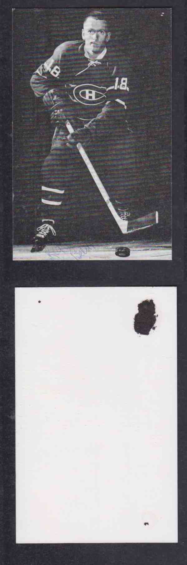 1960 'S MONTREAL CANADIENS R.BERENSON AUTOGRAPHED POST CARD photo 1960 'S MONTREAL CANADIENS R.BERENSON AUTOGRAPHED POST CARD photo