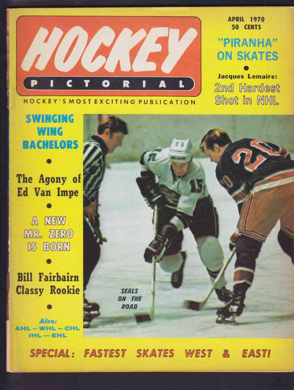 1970 HOCKEY PICTORIAL FULL MAGAZINE C. VADNAIS ON COVER photo 1970 HOCKEY PICTORIAL FULL MAGAZINE C. VADNAIS ON COVER photo