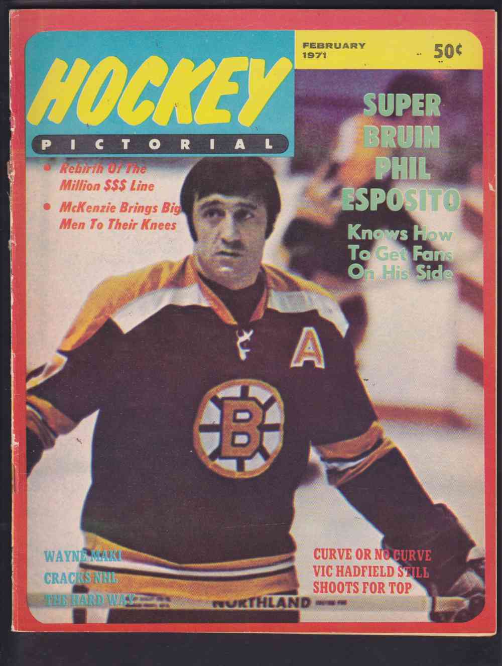 1971 HOCKEY PICTORIAL FULL MAGAZINE P. ESPOSITO ON COVER photo 1971 HOCKEY PICTORIAL FULL MAGAZINE P. ESPOSITO ON COVER photo