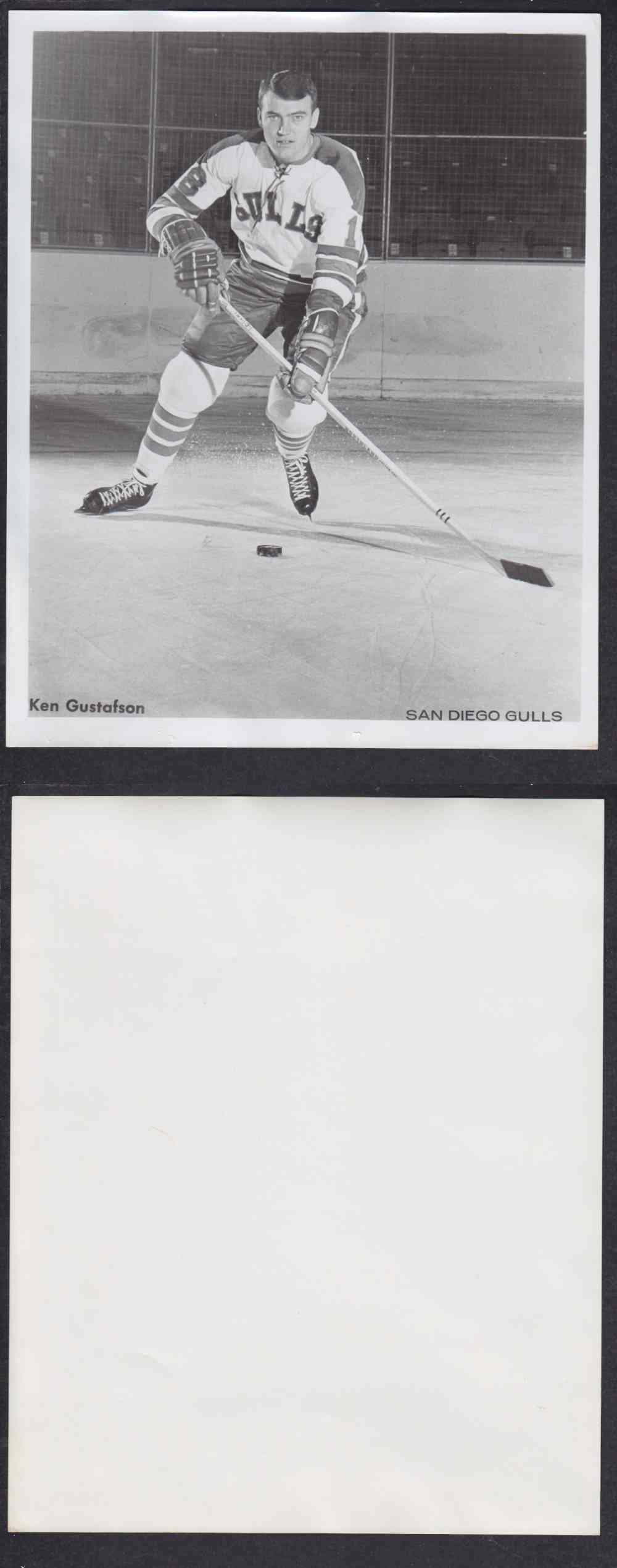1960'S SAN DIEGO GULLS PHOTO K. GUSTAFSON photo 1960'S SAN DIEGO GULLS PHOTO K. GUSTAFSON photo