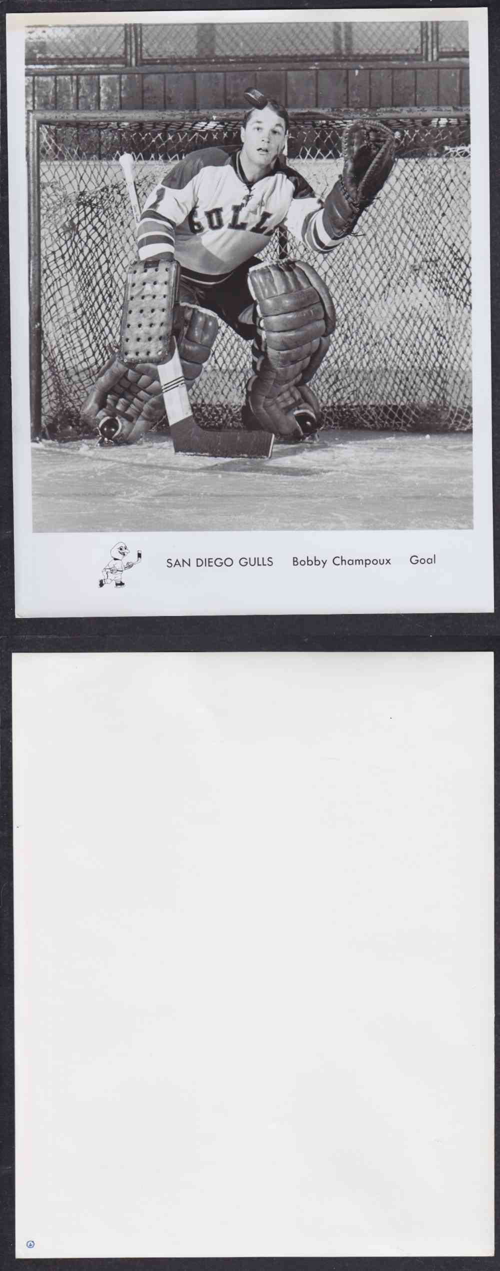 1960'S SAN DIEGO GULLS PHOTO B. CHAMPOUX photo 1960'S SAN DIEGO GULLS PHOTO B. CHAMPOUX photo