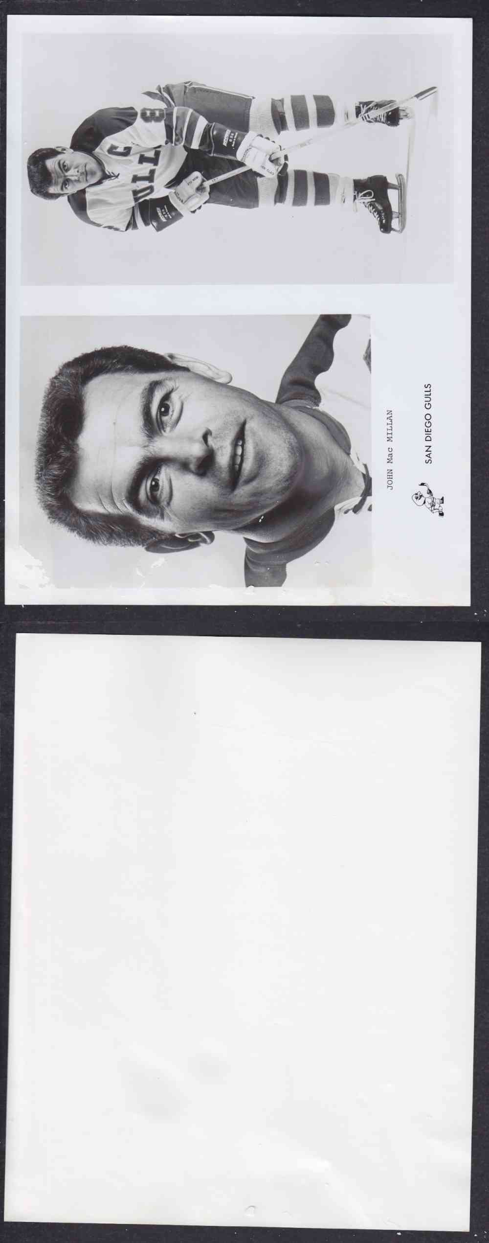 1960'S SAN DIEGO GULLS PHOTO J. MAC MILLAN photo 1960'S SAN DIEGO GULLS PHOTO J. MAC MILLAN photo