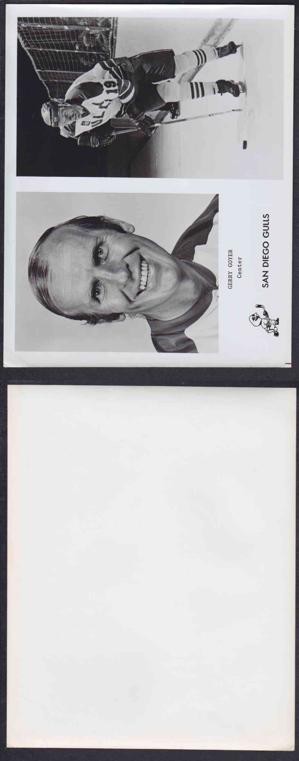 1960'S SAN DIEGO GULLS PHOTO G. GOYER photo 1960'S SAN DIEGO GULLS PHOTO G. GOYER photo
