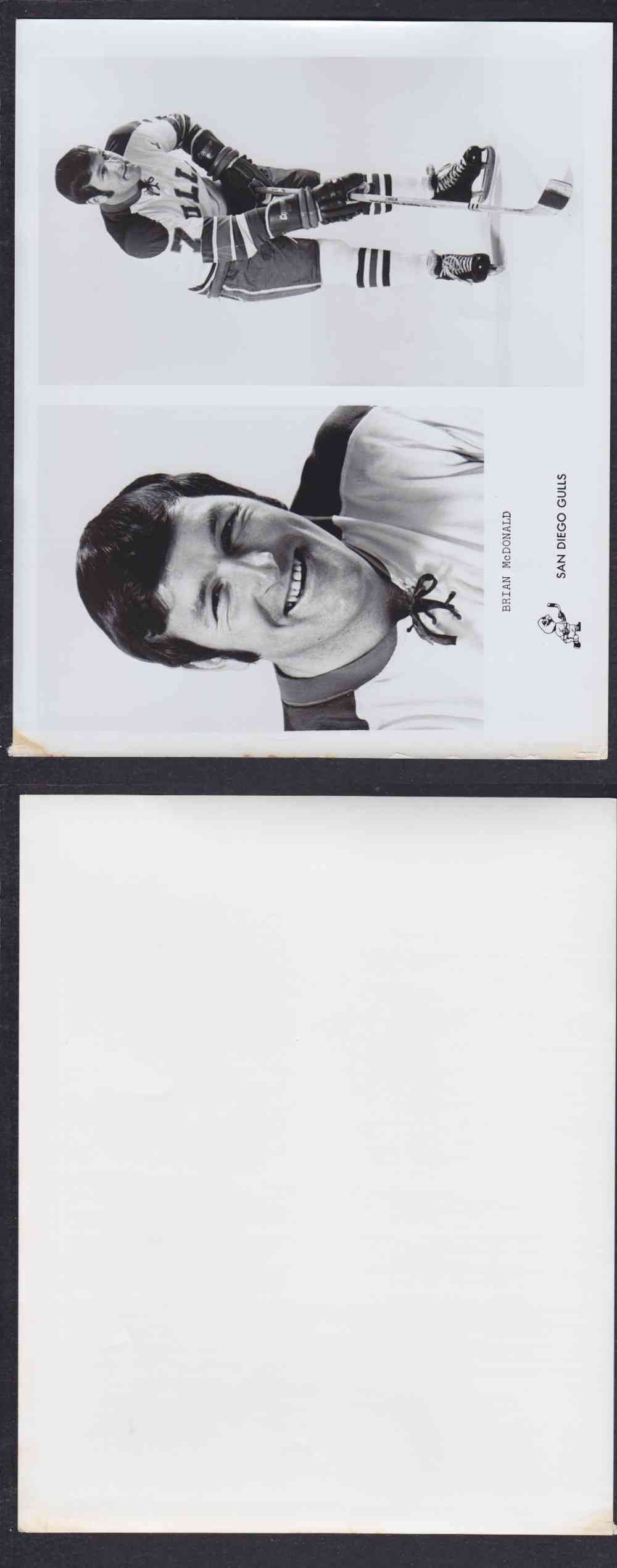 1960'S SAN DIEGO GULLS PHOTO B. MCDONALD photo 1960'S SAN DIEGO GULLS PHOTO B. MCDONALD photo