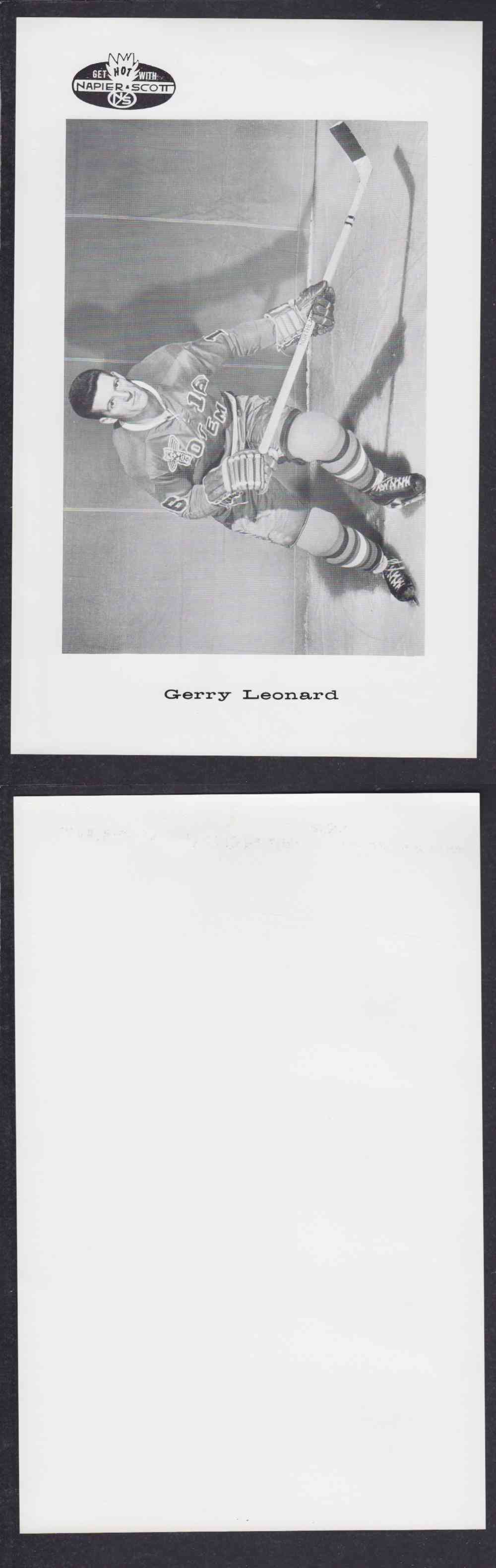 1960'S SEATTLE TOTEMS PHOTO G. LEONARD photo 1960'S SEATTLE TOTEMS PHOTO G. LEONARD photo