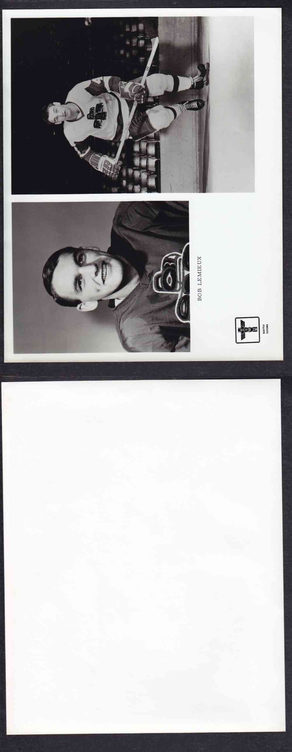 1960'S SEATTLE TOTEMS PHOTO B. LEMIEUX photo 1960'S SEATTLE TOTEMS PHOTO B. LEMIEUX photo