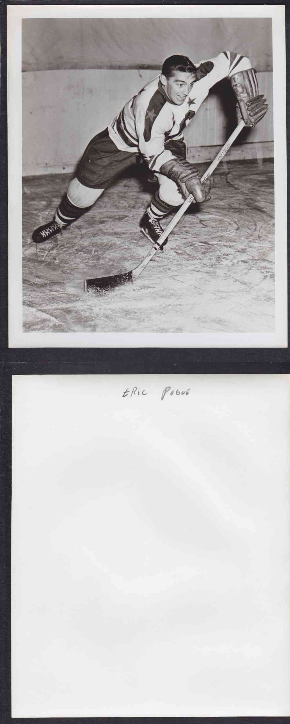 1950'S CLEVELAND BARONS PHOTO E. POGUE photo 1950'S CLEVELAND BARONS PHOTO E. POGUE photo