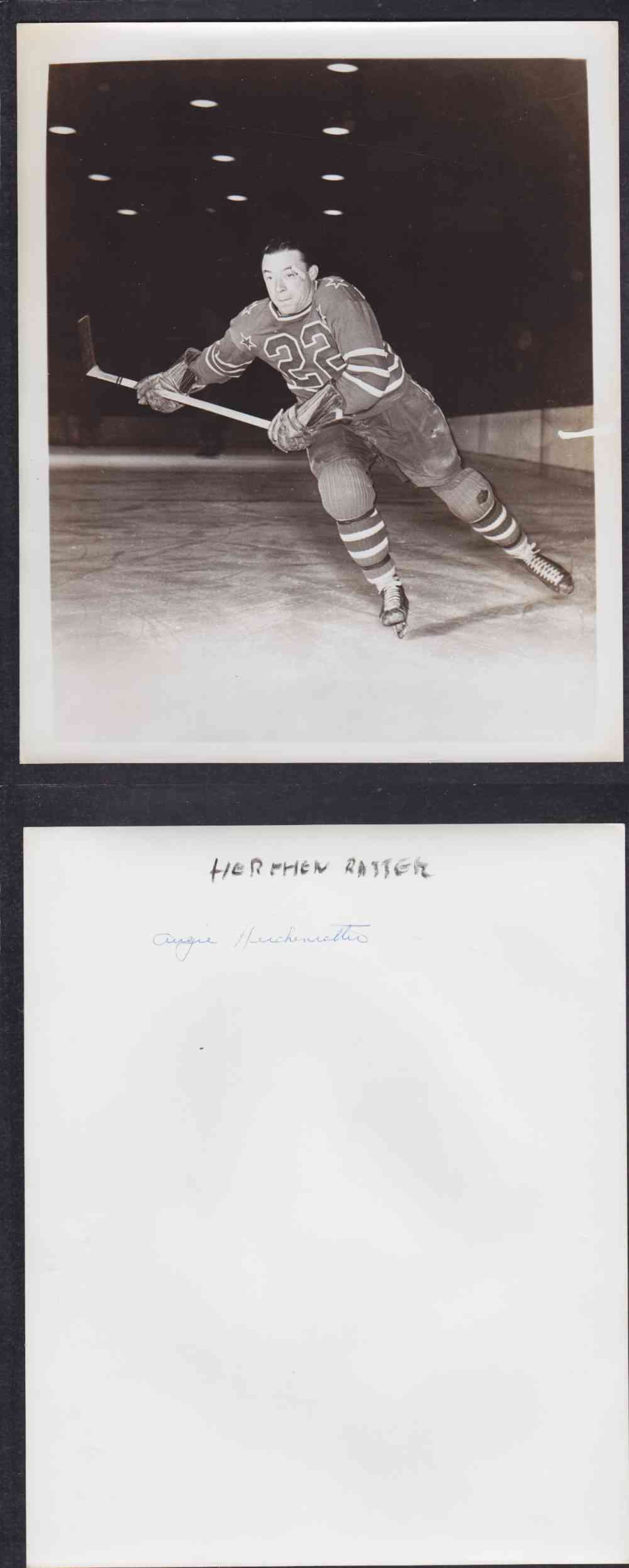 1950'S CLEVELAND BARONS PHOTO H. RATTER photo 1950'S CLEVELAND BARONS PHOTO H. RATTER photo