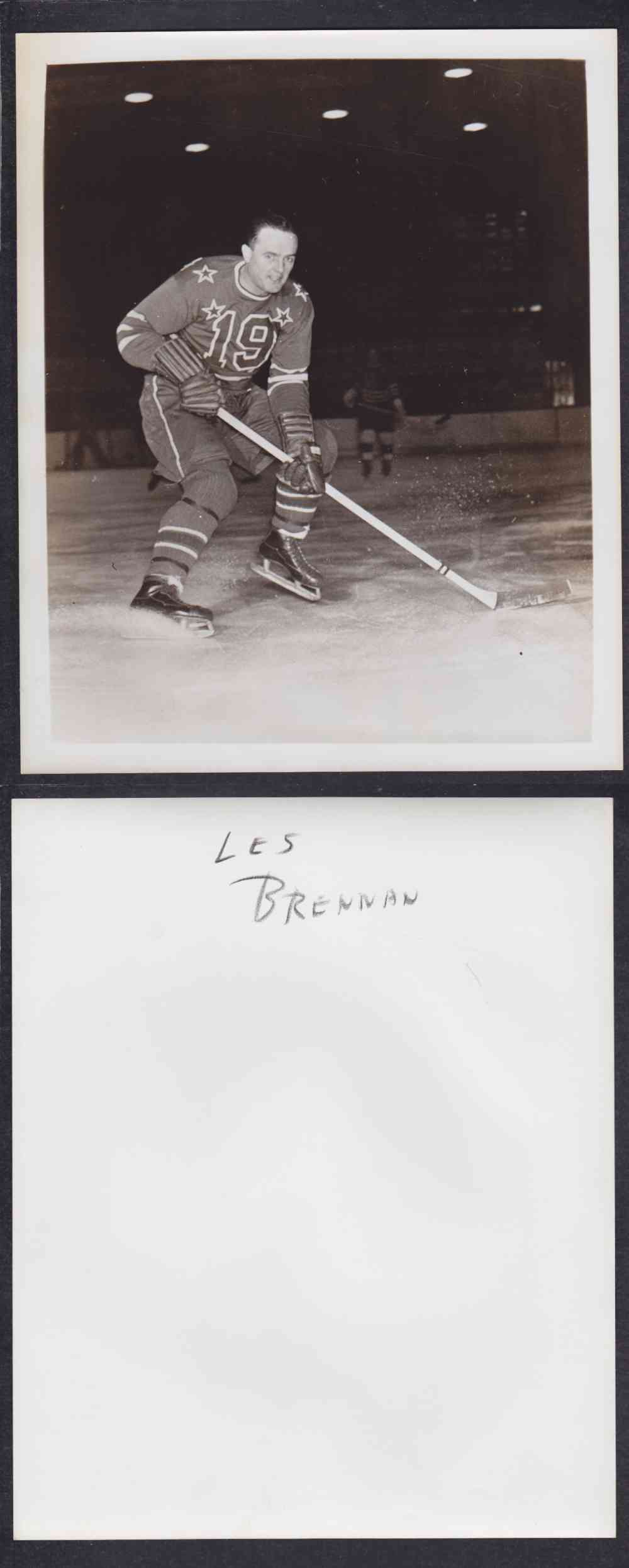 1950'S CLEVELAND BARONS PHOTO L. BRENNAN photo 1950'S CLEVELAND BARONS PHOTO L. BRENNAN photo