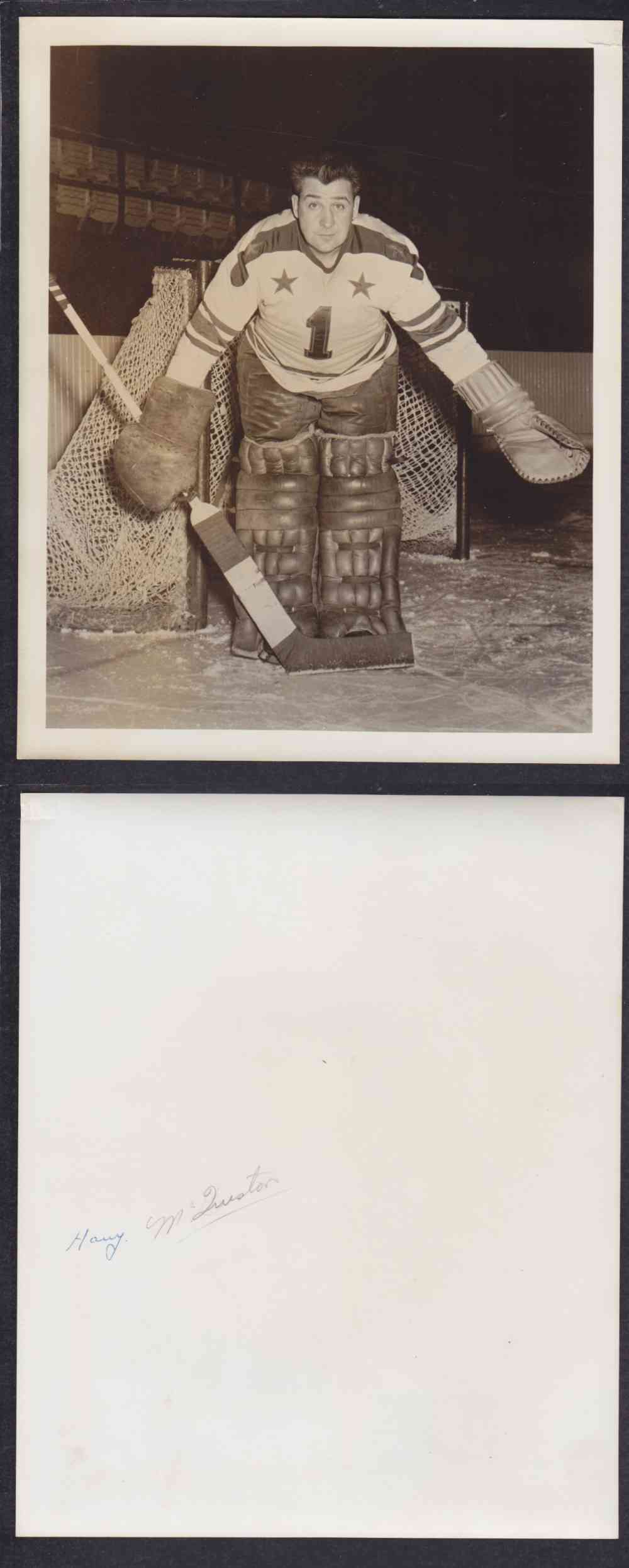 1950'S CLEVELAND BARONS PHOTO H. MCQUESTON photo 1950'S CLEVELAND BARONS PHOTO H. MCQUESTON photo