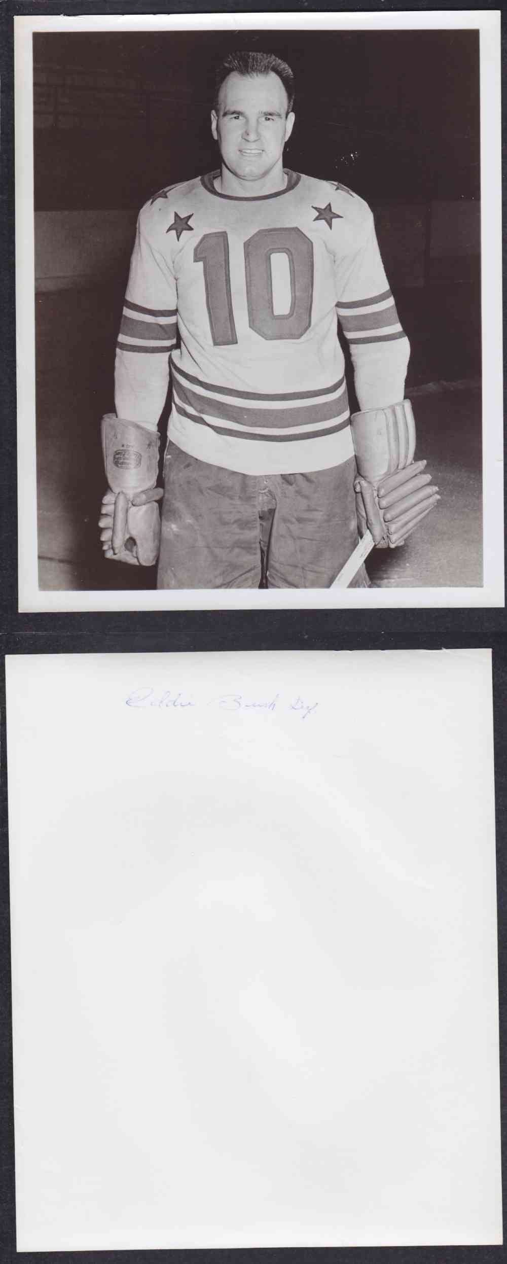 1950'S CLEVELAND BARONS PHOTO E. BUSH photo 1950'S CLEVELAND BARONS PHOTO E. BUSH photo