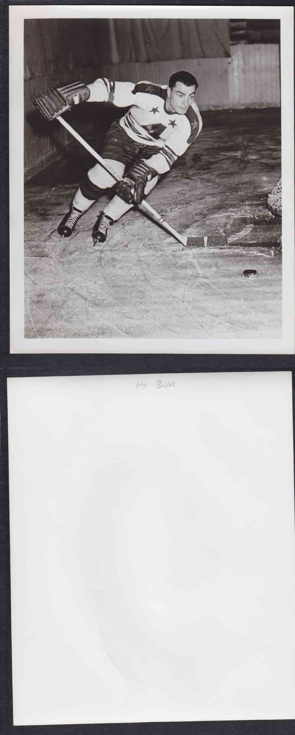 1950'S CLEVELAND BARONS PHOTO H. BULLER photo 1950'S CLEVELAND BARONS PHOTO H. BULLER photo