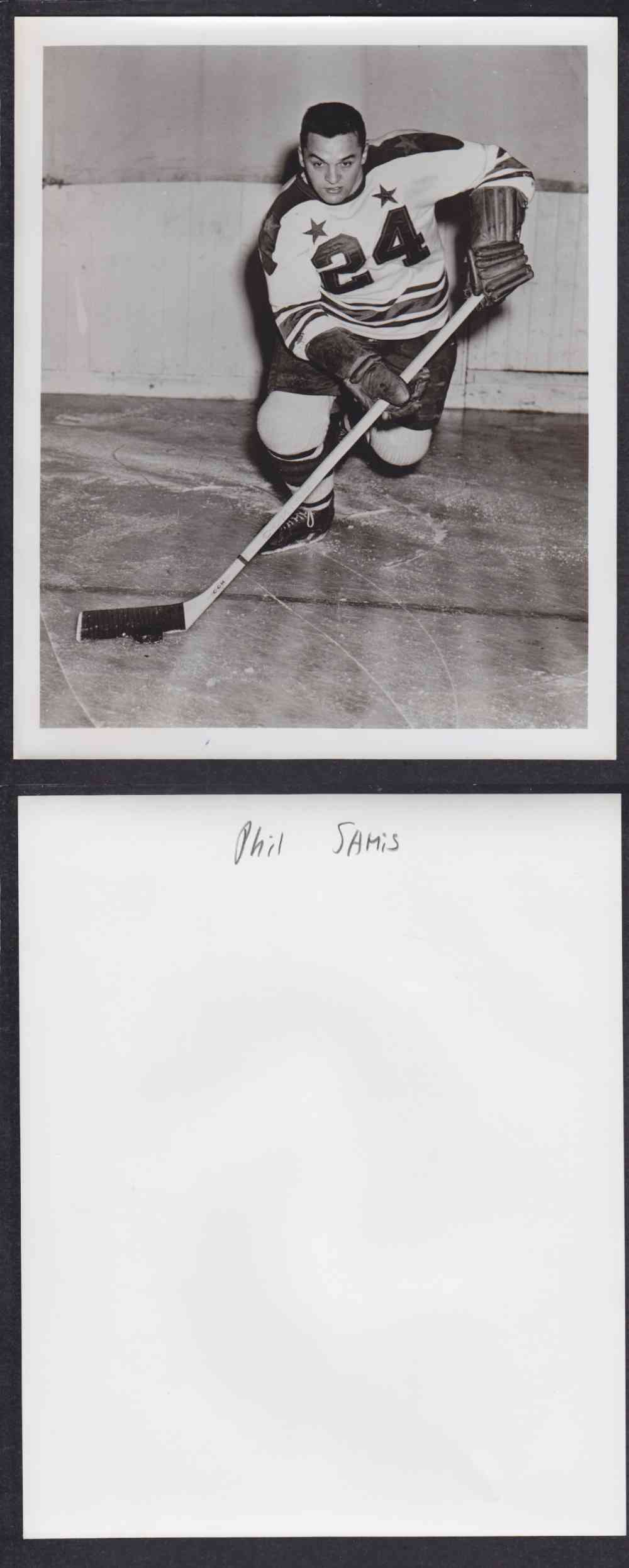 1950'S CLEVELAND BARONS PHOTO P. SAMIS photo 1950'S CLEVELAND BARONS PHOTO P. SAMIS photo