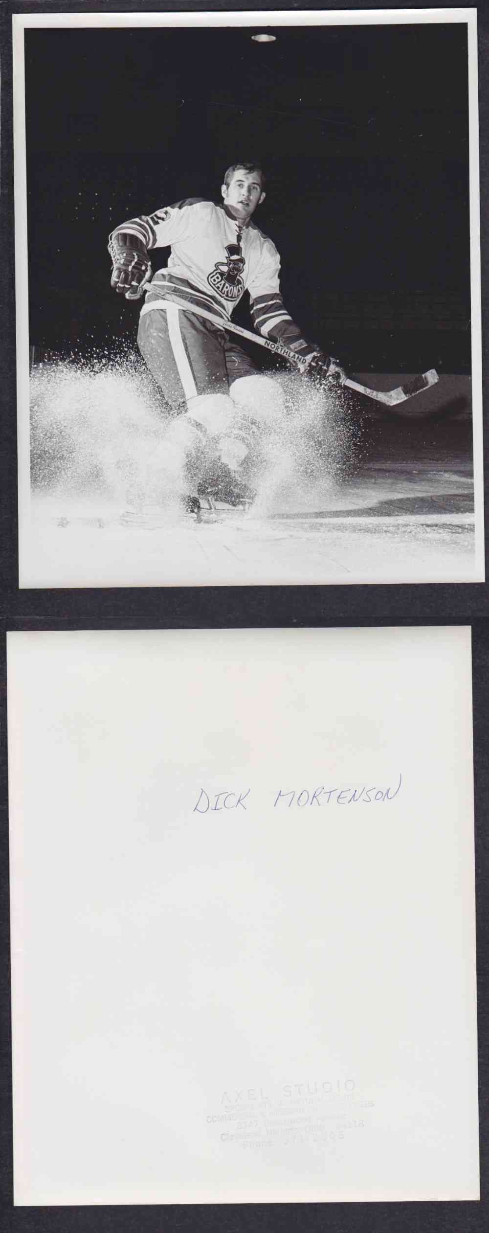 1960'S CLEVELAND BARONS PHOTO D. MORTENSON photo 1960'S CLEVELAND BARONS PHOTO D. MORTENSON photo
