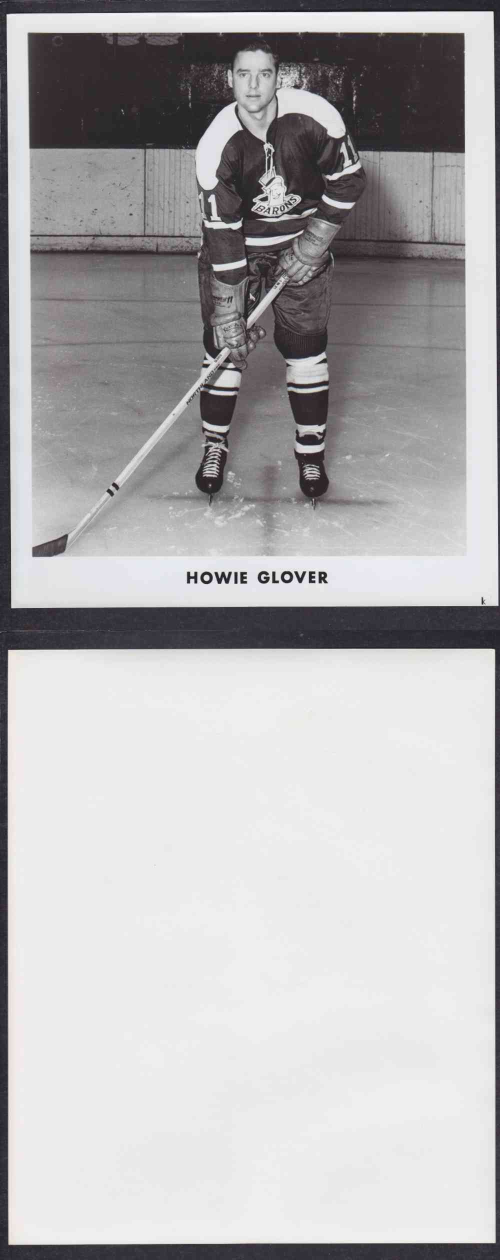 1960'S CLEVELAND BARONS PHOTO H. GLOVER photo 1960'S CLEVELAND BARONS PHOTO H. GLOVER photo