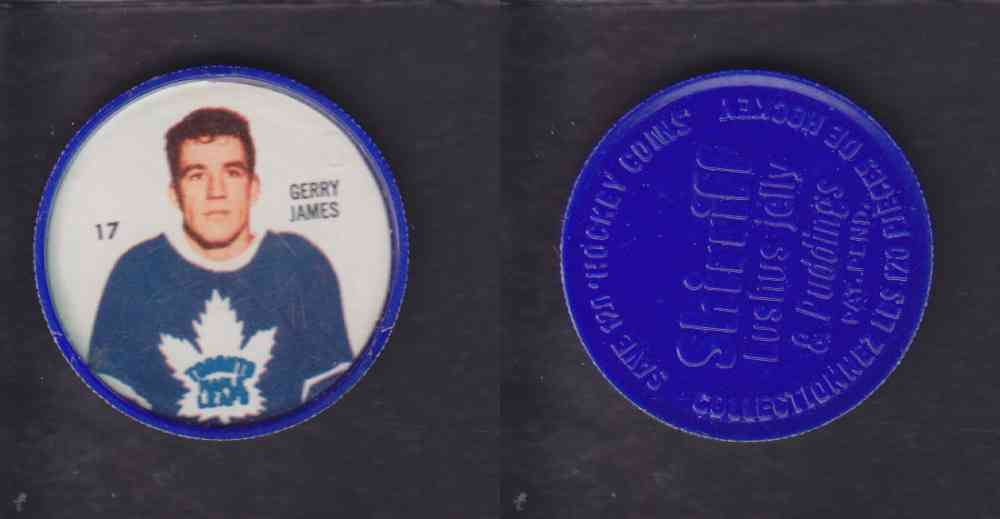 1960-61 SHIRRIFF HOCKEY COIN  #17  G. JAMES photo