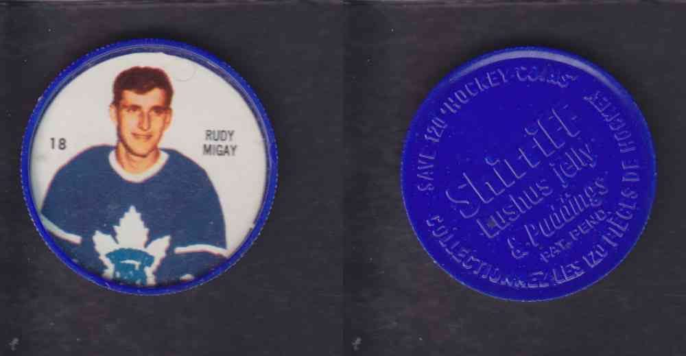 1960-61 SHIRRIFF HOCKEY COIN #18 R. MIGAY photo 1960-61 SHIRRIFF HOCKEY COIN #18 R. MIGAY photo