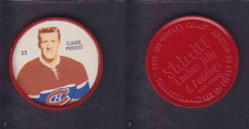 1960-61 SHIRRIFF HOCKEY COIN #33 C. PROVOST photo 1960-61 SHIRRIFF HOCKEY COIN #33 C. PROVOST photo