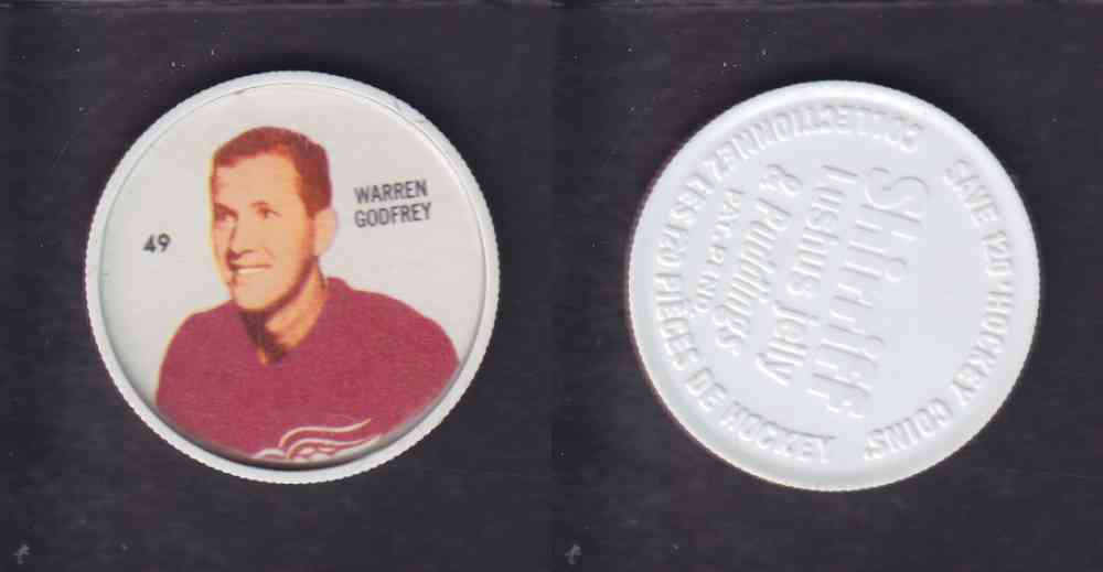 1960-61 SHIRRIFF HOCKEY COIN #49 W. GODFREY photo 1960-61 SHIRRIFF HOCKEY COIN #49 W. GODFREY photo