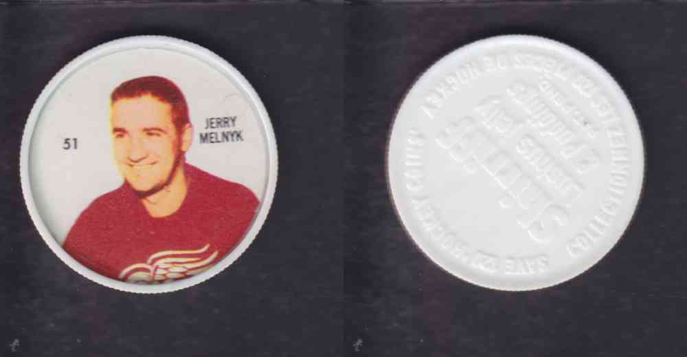 1960-61 SHIRRIFF HOCKEY COIN #51 J. MELNYK photo 1960-61 SHIRRIFF HOCKEY COIN #51 J. MELNYK photo