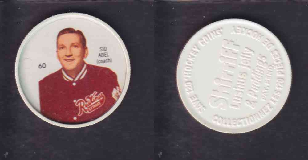 1960-61 SHIRRIFF HOCKEY COIN  #60  S. ABEL photo