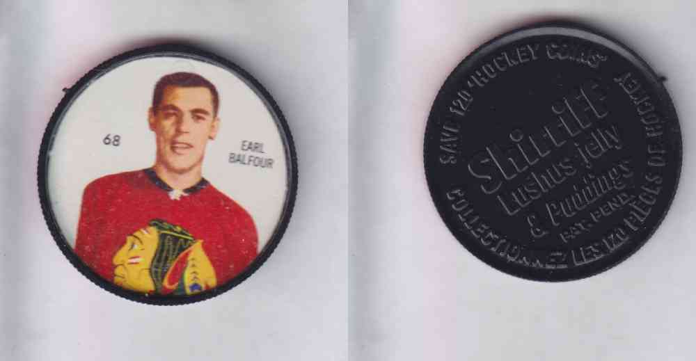 1960-61 SHIRRIFF HOCKEY COIN #68 E. BALFOUR photo 1960-61 SHIRRIFF HOCKEY COIN #68 E. BALFOUR photo