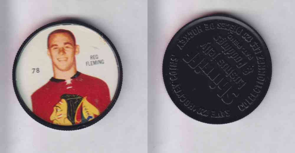 1960-61 SHIRRIFF HOCKEY COIN  #78  R. FLEMING photo