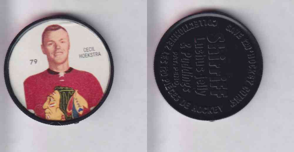 1960-61 SHIRRIFF HOCKEY COIN #79 C. HOEKSTRA photo 1960-61 SHIRRIFF HOCKEY COIN #79 C. HOEKSTRA photo