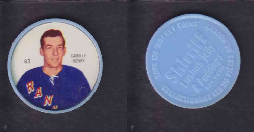 1960-61 SHIRRIFF HOCKEY COIN #83 C. HENRY photo 1960-61 SHIRRIFF HOCKEY COIN #83 C. HENRY photo