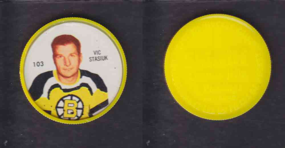 1960-61 SHIRRIFF HOCKEY COIN #103 V. STASIUK photo 1960-61 SHIRRIFF HOCKEY COIN #103 V. STASIUK photo