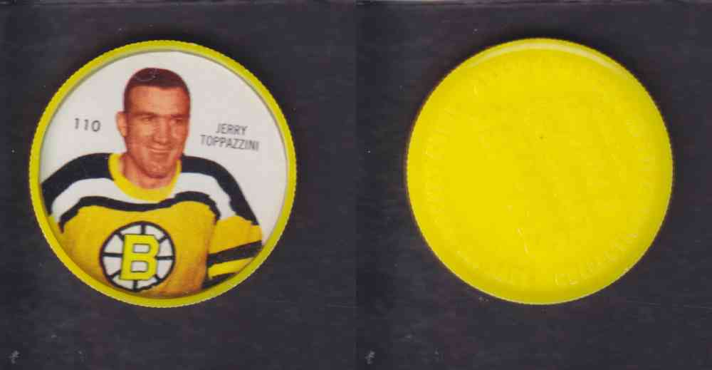 1960-61 SHIRRIFF HOCKEY COIN  #110  J. TOPPAZZINI photo