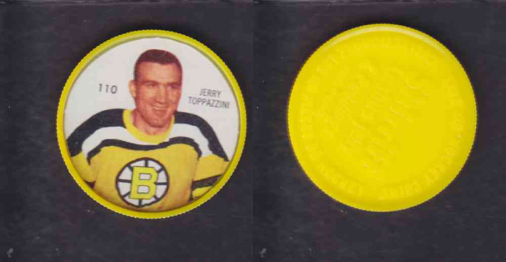 1960-61 SHIRRIFF HOCKEY COIN #110 J. TOPPAZZINI photo 1960-61 SHIRRIFF HOCKEY COIN #110 J. TOPPAZZINI photo