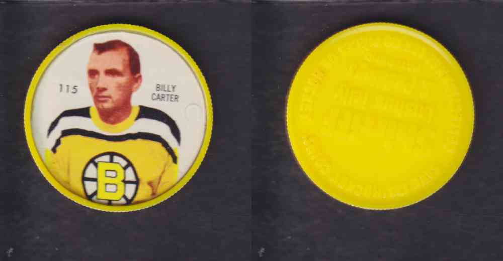 1960-61 SHIRRIFF HOCKEY COIN #115 B. CARTER photo 1960-61 SHIRRIFF HOCKEY COIN #115 B. CARTER photo