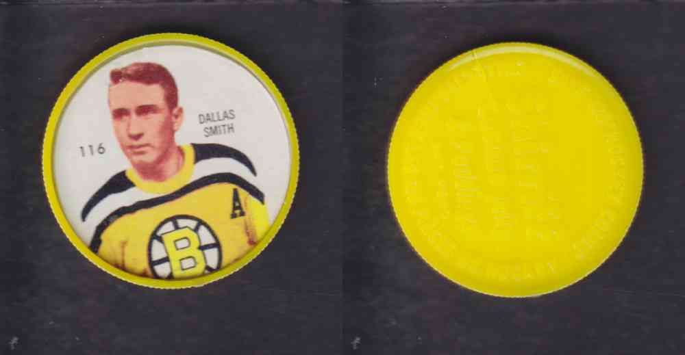 1960-61 SHIRRIFF HOCKEY COIN #116 D. SMITH photo 1960-61 SHIRRIFF HOCKEY COIN #116 D. SMITH photo