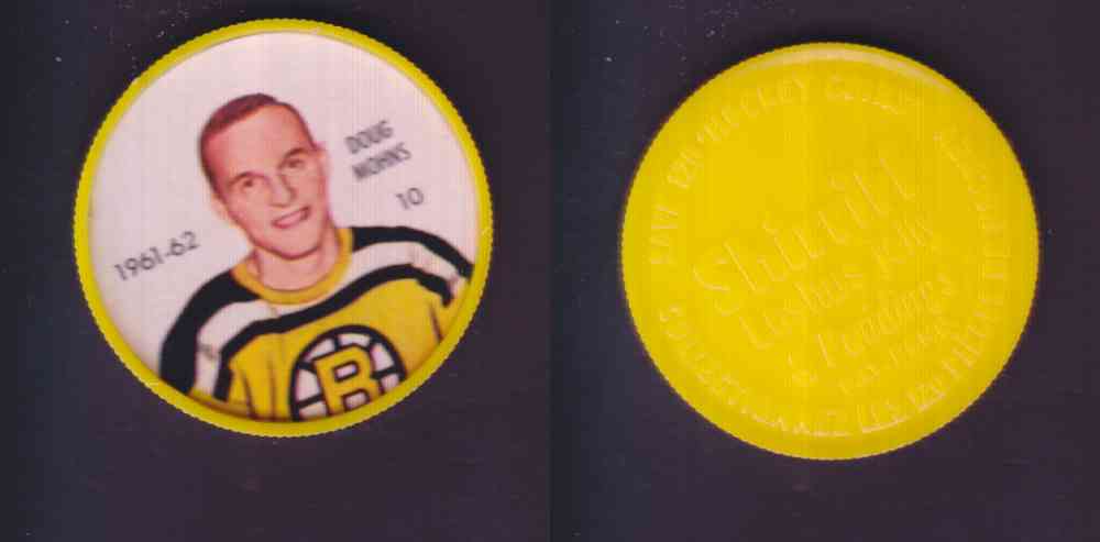 1961-62 SHIRRIFF SALADA HOCKEY COIN #10 D. MOHNS photo 1961-62 SHIRRIFF SALADA HOCKEY COIN #10 D. MOHNS photo