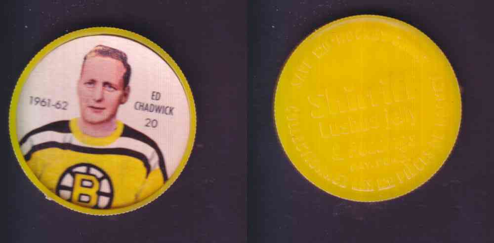 1961-62 SHIRRIFF SALADA HOCKEY COIN #20 E. CHADWICK photo 1961-62 SHIRRIFF SALADA HOCKEY COIN #20 E. CHADWICK photo