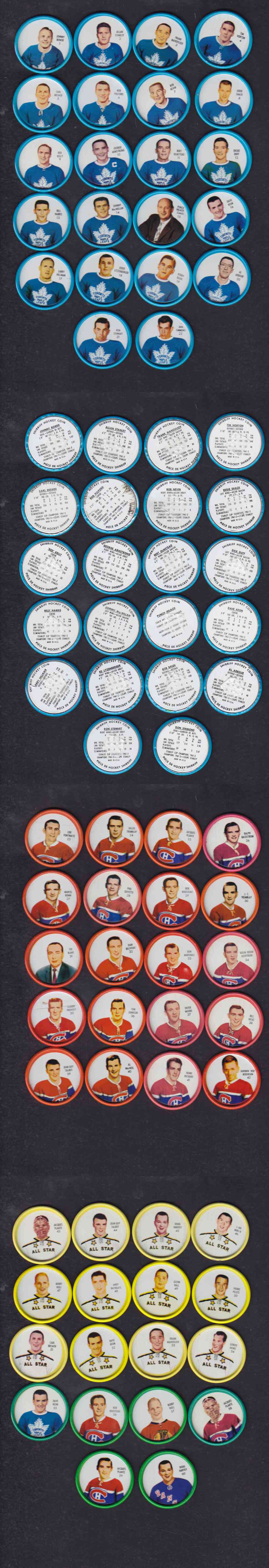 1962-63 SHIRRIFF COIN FULL SET 60/60 photo 1962-63 SHIRRIFF COIN FULL SET 60/60 photo