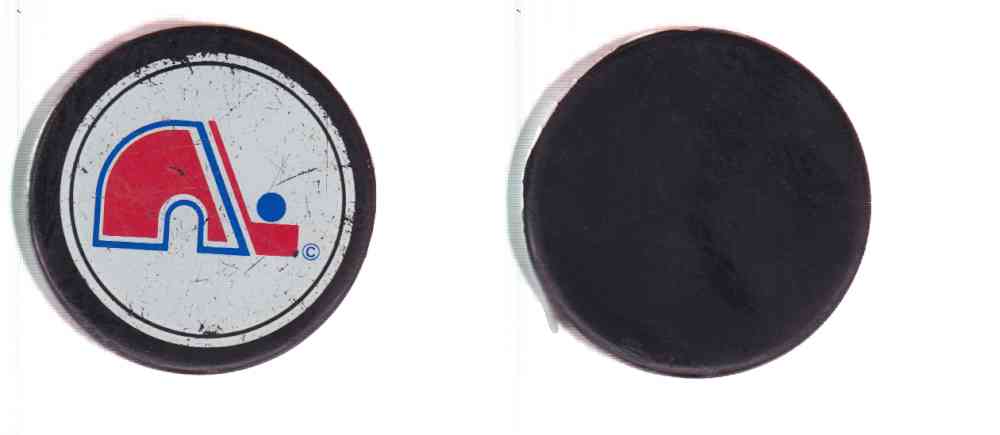1980-87 GT1 GENERAL FIRE QUEBEC NORDIQUE PUCK photo 1980-87 GT1 GENERAL FIRE QUEBEC NORDIQUE PUCK photo