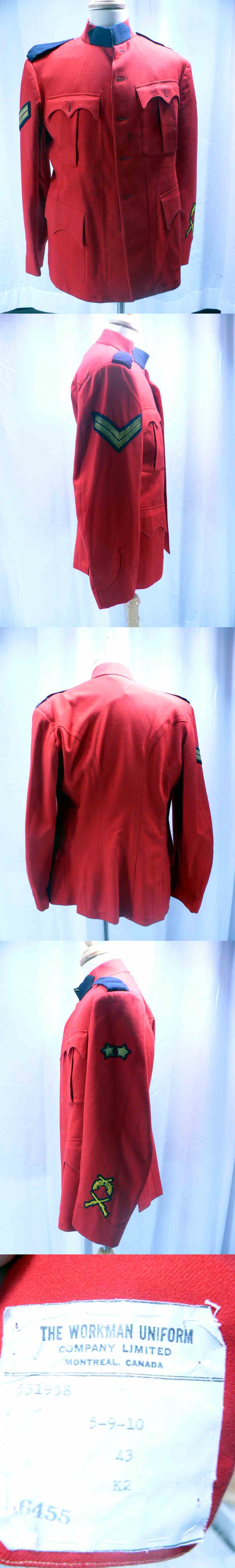 1970 RCMP ROYAL CANADIAN MOUNTED POLICE RED SERGE UNIFORM photo 1970 RCMP ROYAL CANADIAN MOUNTED POLICE RED SERGE UNIFORM photo