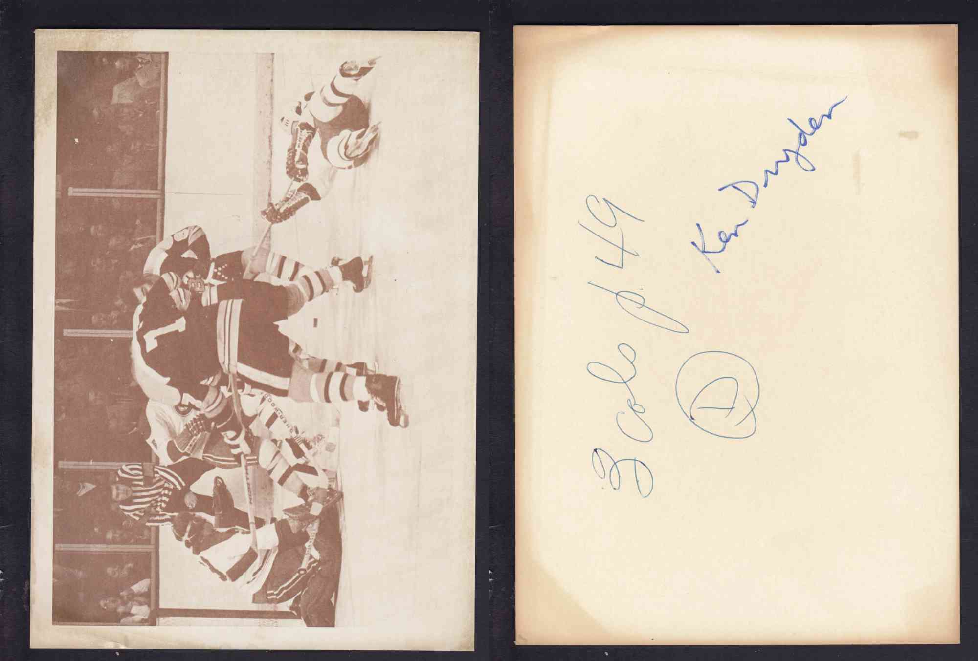 EARLY 1970'S MONTREAL CANADIENS K. DRYDEN PHOTO photo EARLY 1970'S MONTREAL CANADIENS K. DRYDEN PHOTO photo
